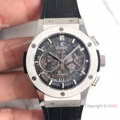 Swiss 7750 Replica Hublot Classic Fusion Aerofusion Stainless Steel Case